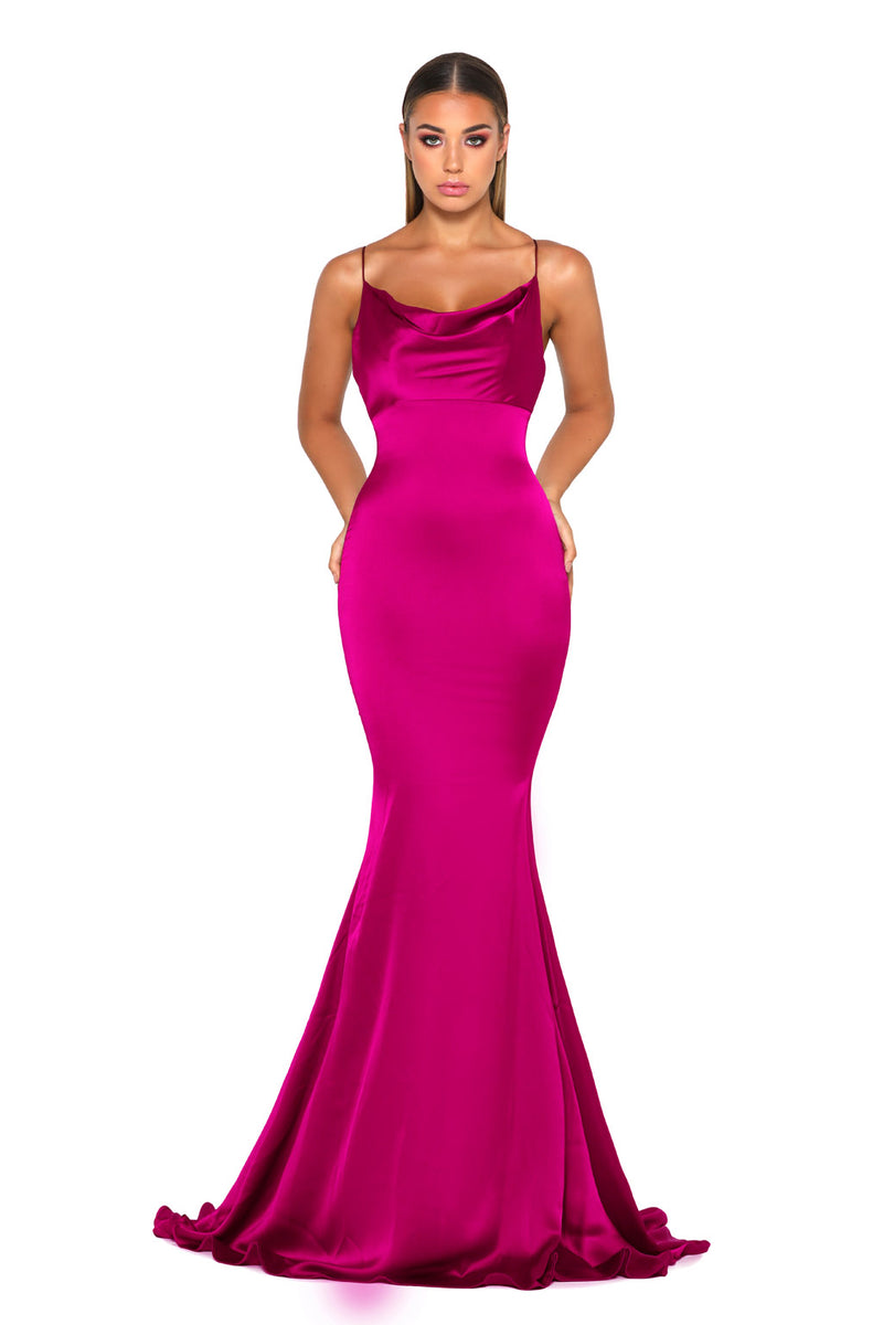 Dana Gown Hot Pink