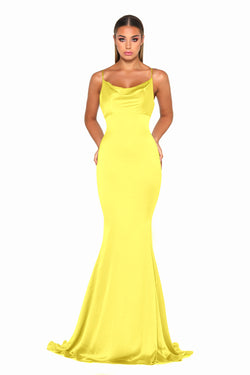 Dana Gown Hot Yellow